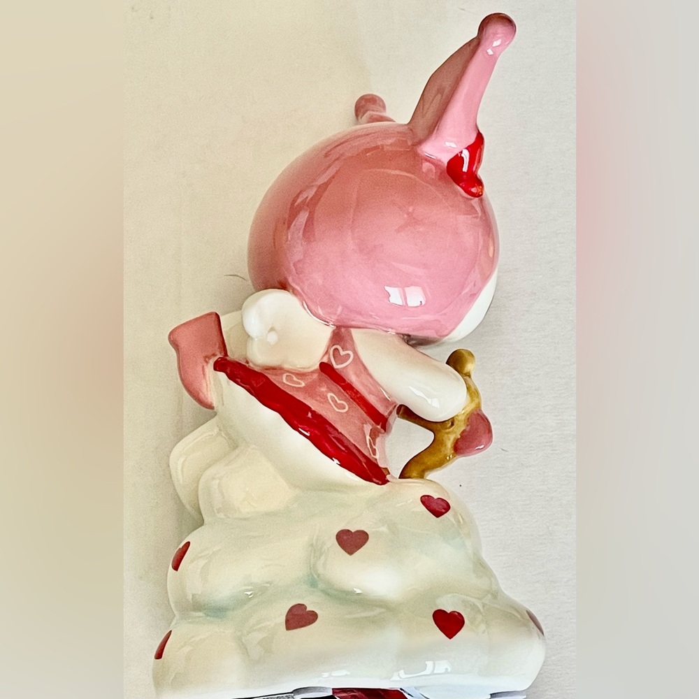 Blue Sky Accents/ Hello Kitty Kuromi Cupid Figurine/Pink & White Ceramic - Picture 6 of 11
